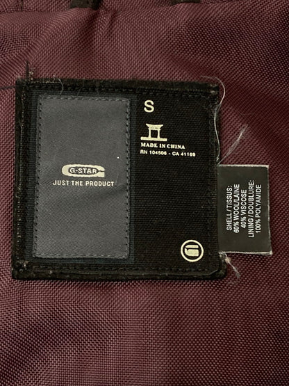 【中古品】【レディース】 G-STAR RAWジースターロゥ WOOL PARKA WMNS ウール パーカー コート アウター 169-241121-cn-10-min サイズ：S カラー：ダークブラウン/ブラック/チェック柄 万代Net店