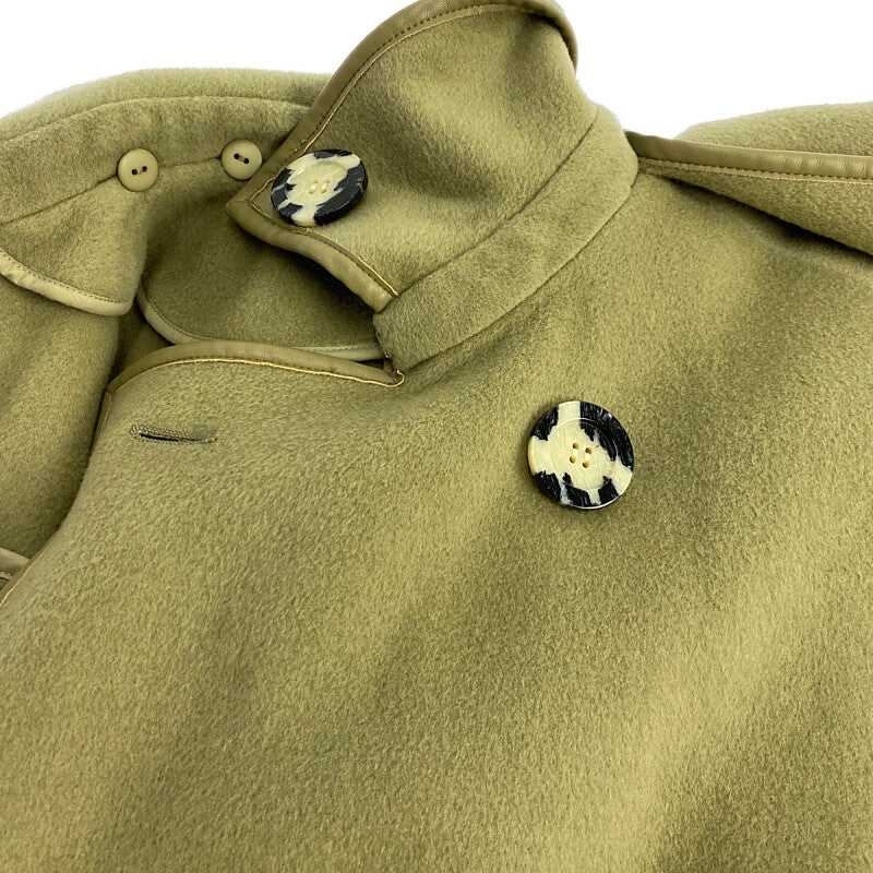 【中古美品】【レディース】 SNIDEL × YUKO ARAKI × SWEET 21AW PONCHO COAT スナイデル 新木優子 スウィート 別注 コラボ ポンチョコート アウター 169-221022-kk-26-min カラー：PISTACIO 万代Net店