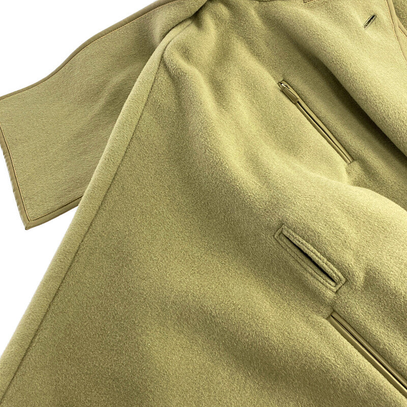 【中古美品】【レディース】 SNIDEL × YUKO ARAKI × SWEET 21AW PONCHO COAT スナイデル 新木優子 スウィート 別注 コラボ ポンチョコート アウター 169-221022-kk-26-min カラー：PISTACIO 万代Net店