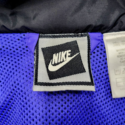 【現状渡し品】【メンズ】 NIKE ナイキ NYLON JACKET ナイロンジャケット ロゴ 刺繍 アウター 146-240710-ay-15-izu サイズ：XL カラー：パープル 万代Net店