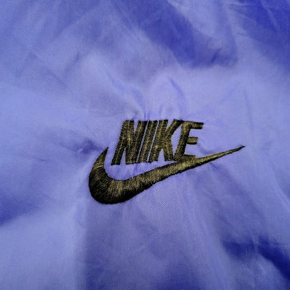 【現状渡し品】【メンズ】 NIKE ナイキ NYLON JACKET ナイロンジャケット ロゴ 刺繍 アウター 146-240710-ay-15-izu サイズ：XL カラー：パープル 万代Net店