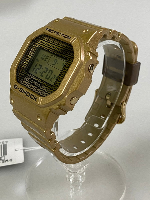 【中古美品】【メンズ】 CASIO カシオ G-SHOCK HIPHOP STYLE 5600 SERIES ジーショック 海外モデル デジタル クォーツ腕時計 196-240904-yn-07-min カラー：ゴールド 万代Net店