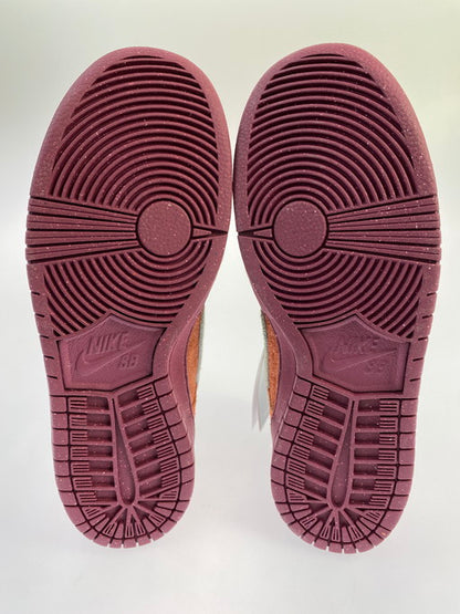 【中古美品】【メンズ】 NIKE ナイキ SB DV5429-601 DUNK LOW PRO PRM ダンク ロー プロ プレミアム スニーカー シューズ 靴 160-250307-me-06-min サイズ：26.5cm US8.5 カラー：MYSTIC RED/EMERALD RISE 万代Net店