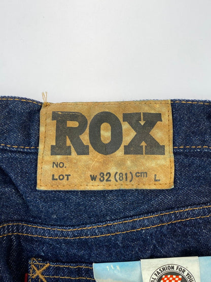 【中古美品】【メンズ】 ROKX ロックス ROX BOOTS CUT DENIM JEAN 国産デニム  8550 ブーツカット デニムジーンズ メンズボトムス ジーパン  157-241011-em-16-min サイズ：32 カラー：インディゴ 万代Net店