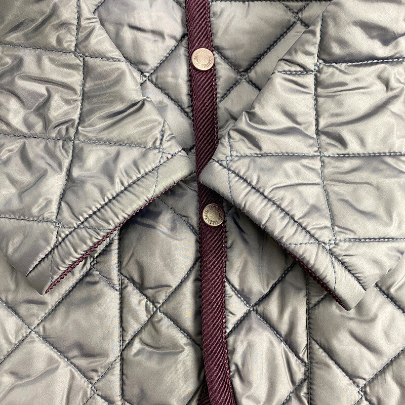 【中古品】【レディース】 LAVENHAM ラベンハム 19AW QUILTING COAT LVH-19-BP キルティングコート 中綿ジャケット アウター 169-221023-kk-16-min サイズ：36 カラー：パープル 万代Net店