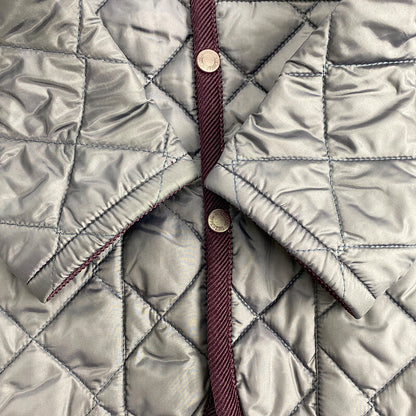 【中古品】【レディース】 LAVENHAM ラベンハム 19AW QUILTING COAT LVH-19-BP キルティングコート 中綿ジャケット アウター 169-221023-kk-16-min サイズ：36 カラー：パープル 万代Net店