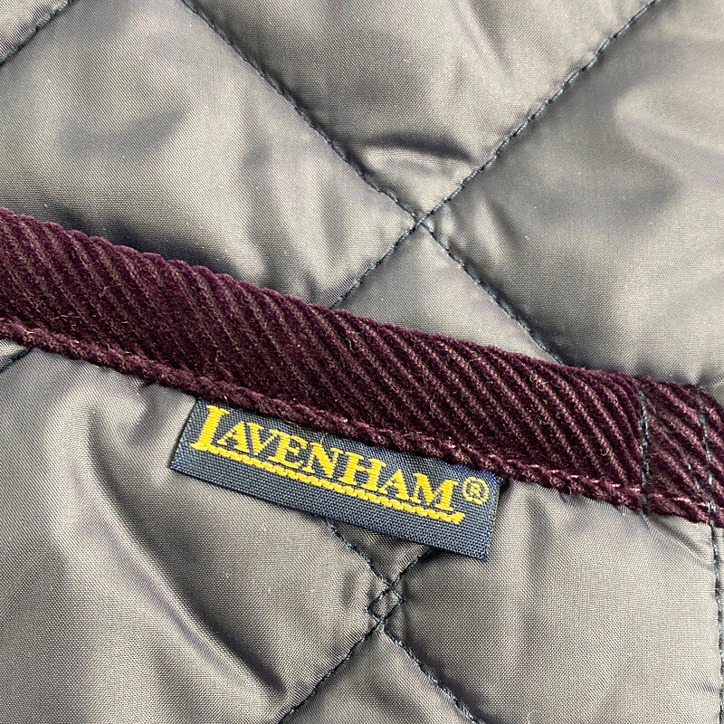 【中古品】【レディース】 LAVENHAM ラベンハム 19AW QUILTING COAT LVH-19-BP キルティングコート 中綿ジャケット アウター 169-221023-kk-16-min サイズ：36 カラー：パープル 万代Net店