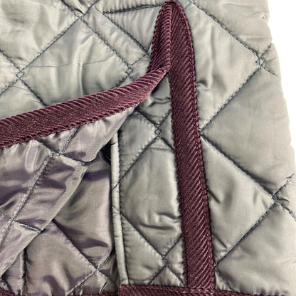 【中古品】【レディース】 LAVENHAM ラベンハム 19AW QUILTING COAT LVH-19-BP キルティングコート 中綿ジャケット アウター 169-221023-kk-16-min サイズ：36 カラー：パープル 万代Net店