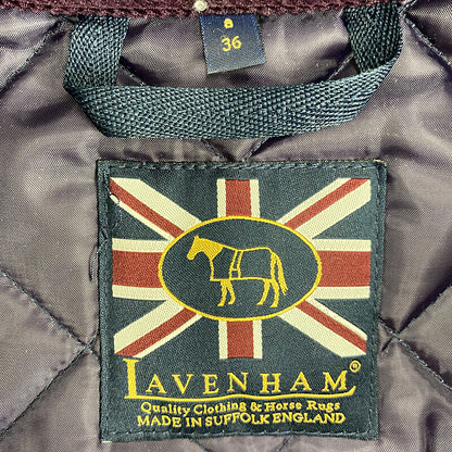 【中古品】【レディース】 LAVENHAM ラベンハム 19AW QUILTING COAT LVH-19-BP キルティングコート 中綿ジャケット アウター 169-221023-kk-16-min サイズ：36 カラー：パープル 万代Net店
