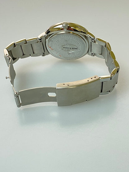 【中古品】【メンズ】 POLICE ポリス 15301J クロノグラフ アナログ クオーツ腕時計 198-260222-kk-42-min カラー：シルバー 万代Net店