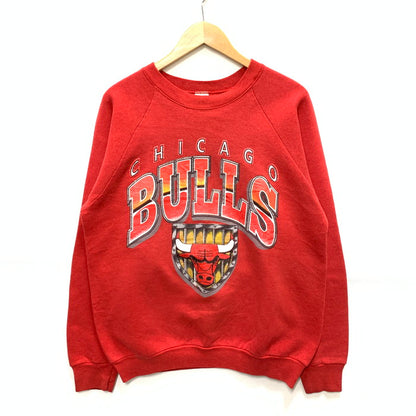 【中古品】【メンズ】 FRUIT OF THE LOOM CHICAGO BULLS SWEATSHIRT スウェット ブランド 古着 145-250223-gm-38-fuz サイズ：L カラー：レッド 万代Net店