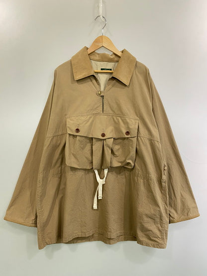 【中古品】【メンズ】 TAKE&SONS テイクアンドサンズ 24102 24SS SULFUR RIP DECK SMOCK サルファー リップ デック スモック 140-251220-zi-08-min サイズ：4 カラー：ベージュ系 万代Net店