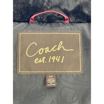 【中古品】【レディース】 COACH コーチ ダウンジャケット アウター 169-220226-rs-07-min カラー：レッド系 万代Net店
