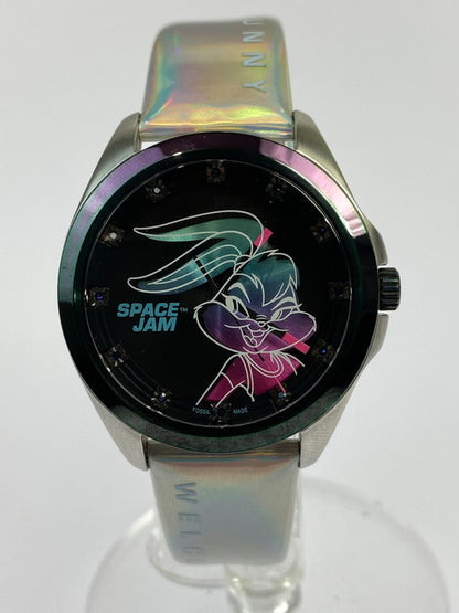 【中古品】【メンズ】  FOSSIL × SPACEJAM LIMITED EDITION LE1127SET フォッシル スペースジャム クォーツ腕時計 197-240711-yn-12-min カラー：シルバー 万代Net店