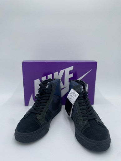 【中古美品】【メンズ】 NIKE SB ナイキエスビー ZOOM BLAZER MID PRM FD5113-400 スニーカー 160-240817-NK-7-yok カラー：MIDNIGHT NAVY /BLACK 万代Net店