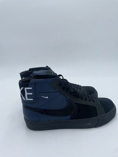 【中古美品】【メンズ】 NIKE SB ナイキエスビー ZOOM BLAZER MID PRM FD5113-400 スニーカー 160-240817-NK-7-yok カラー：MIDNIGHT NAVY /BLACK 万代Net店