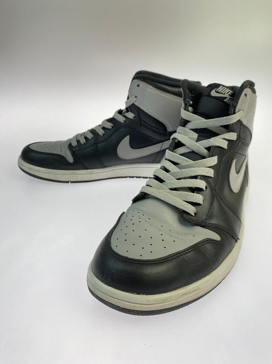 【現状渡し品】【メンズ】 NIKE ナイキ AIR JORDAN 1 RETRO HIGH OG SHADOW(2013) 555088-014 エアジョーダン1 レトロ ハイ オリジナル シャドウ スニーカー 靴 160-250909-kk-36-min カラー：BLACK/SOFT GREY 万代Net店