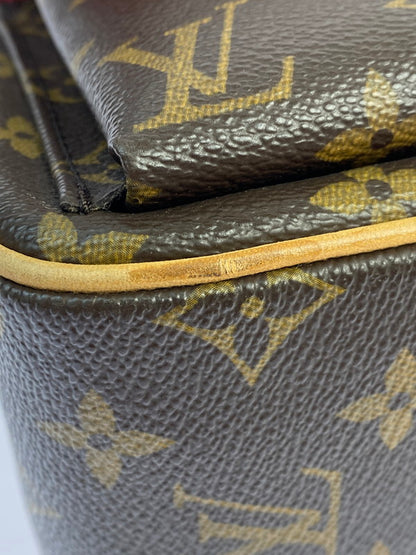 【中古品】【レディース】 LOUIS VUITTON ルイ・ヴィトン モノグラム ヴィバ・シテMM M51164 DU0064 ショルダーバッグ カバン 179-250808-jt-09-min カラー：ブラウン 万代Net店