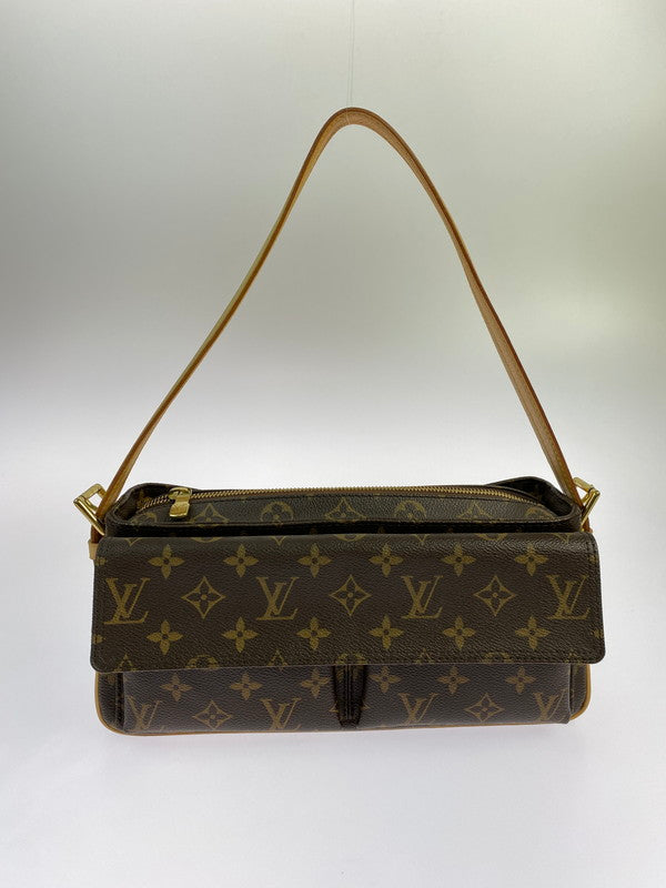 【中古品】【レディース】 LOUIS VUITTON ルイ・ヴィトン モノグラム ヴィバ・シテMM M51164 DU0064 ショルダーバッグ カバン 179-250808-jt-09-min カラー：ブラウン 万代Net店