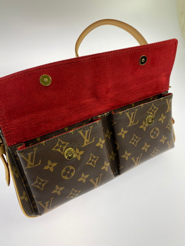 【中古品】【レディース】 LOUIS VUITTON ルイ・ヴィトン モノグラム ヴィバ・シテMM M51164 DU0064 ショルダーバッグ カバン 179-250808-jt-09-min カラー：ブラウン 万代Net店
