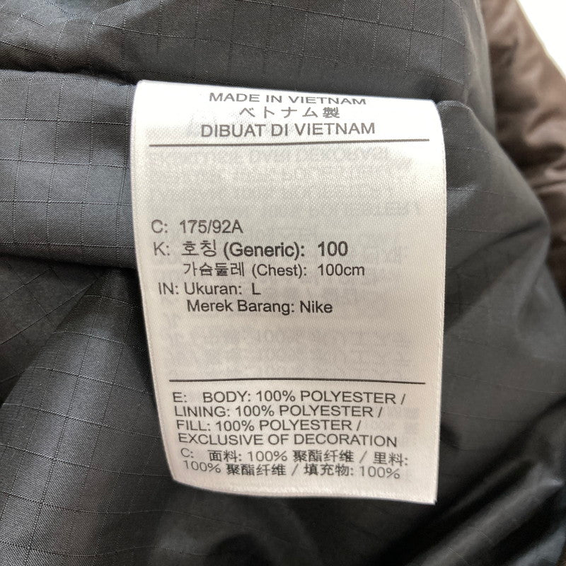 【中古品】【メンズ】  NIKE×TRAVIS SCOTT×CACTUS CORP ナイキ トラビススコット カクタス コープ AS M NRG BH VEST VELVET 21AW ナイロン ベスト トップス 古着 142-250618-mh-06-fuz サイズ：L カラー：ブラウン 万代Net店