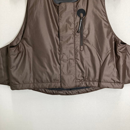 【中古品】【メンズ】  NIKE×TRAVIS SCOTT×CACTUS CORP ナイキ トラビススコット カクタス コープ AS M NRG BH VEST VELVET 21AW ナイロン ベスト トップス 古着 142-250618-mh-06-fuz サイズ：L カラー：ブラウン 万代Net店