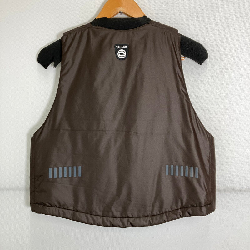 【中古品】【メンズ】  NIKE×TRAVIS SCOTT×CACTUS CORP ナイキ トラビススコット カクタス コープ AS M NRG BH VEST VELVET 21AW ナイロン ベスト トップス 古着 142-250618-mh-06-fuz サイズ：L カラー：ブラウン 万代Net店