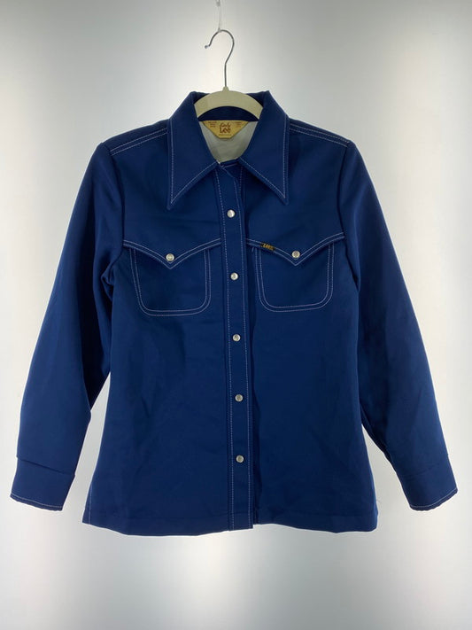 【現状渡し品】【レディース】 Lee リー RADY USA製 WESTERN SHIRT ウエスタンシャツ 170-240721-ab-8-min カラー：ブルー系 万代Net店