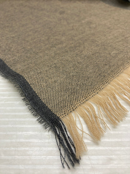 【中古品】【メンズ】 JOHNSTONS OF ELGIN ジョンストンズオブエルガン ウールストール マフラー 187-250702-cn-7-min カラー：ライトブラウン/ダークグレイ系 万代Net店