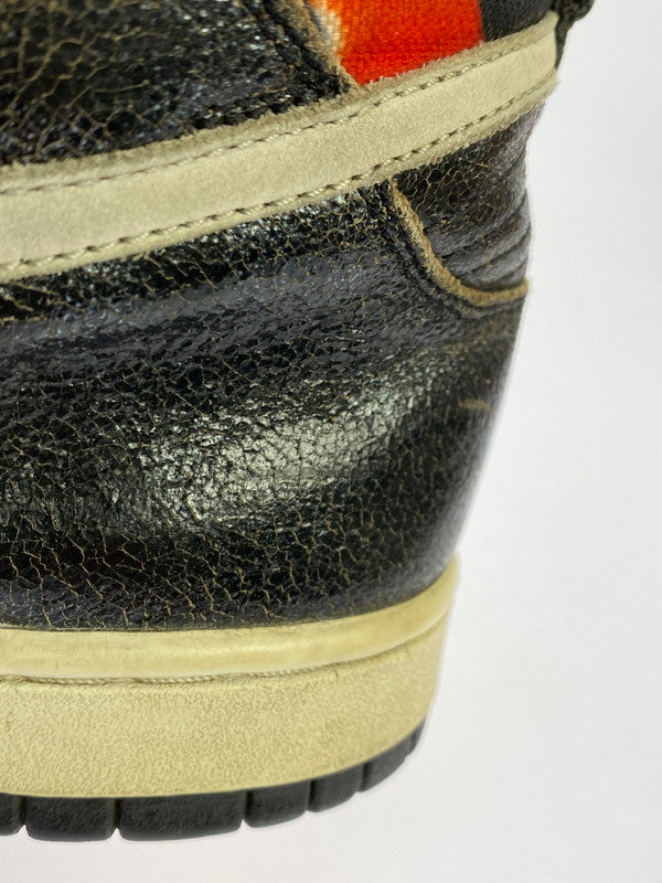 【現状渡し品】【メンズ】 NIKE ナイキ × HUF ハフ 305050-102 DUNK HIGH PRO SB HUF 靴 シューズ スニーカー 160-250902-AS-32-min サイズ：28.5cm カラー：ブラック/グレー/オレンジ 万代Net店