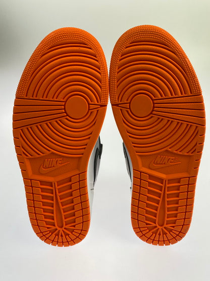 【中古美品】【メンズ】 NIKE ナイキ AIR JORDAN 1 RETRO HIGH OG 555088-180 エアージョーダン1 ハイ スニーカー 靴 160-250424-jt-08-min サイズ：US 10.5 28.5cm カラー： WHITE/BLACK-ELECTRO ORANGE 万代Net店