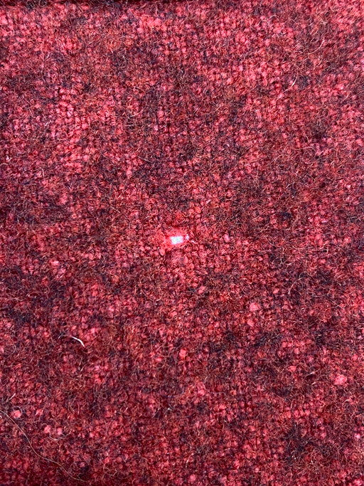 【現状渡し品】【レディース】 USED メタル釦カバーオールフランネルシャツ 長袖シャツ トップス 170-250103-me-14-min カラー：レッド 万代Net店