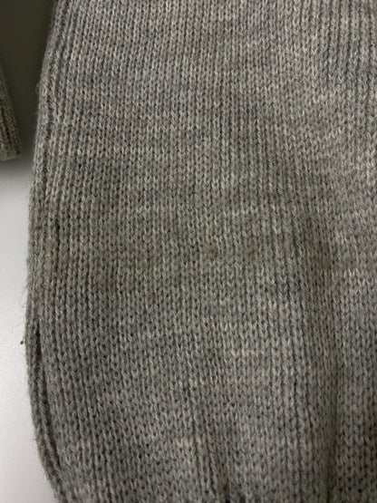 【中古品】【メンズ】  DRAPELUL ROMANIA 80S KNIT SWEATER ノルディック柄 タートルネックニットセーター トップス 146-240302-ks-17-min サイズ：52 カラー：グレー 万代Net店