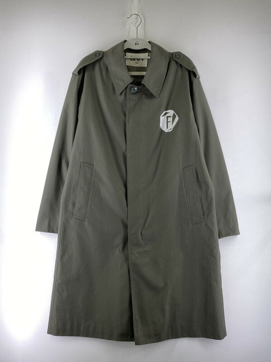 【中古品】【レディース】 G.V.G.V. ジーヴィジーヴィ SOUTIEN COLLAR COAT ステンカラーコート ライトアウター 169-230419-yn-02-min サイズ：0/S カラー：オリーブ系 万代Net店