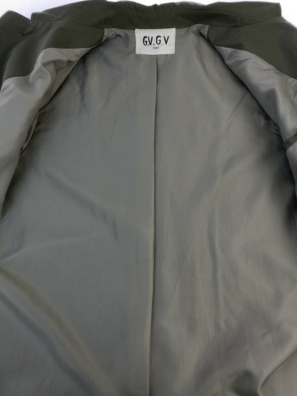 【中古品】【レディース】 G.V.G.V. ジーヴィジーヴィ SOUTIEN COLLAR COAT ステンカラーコート ライトアウター 169-230419-yn-02-min サイズ：0/S カラー：オリーブ系 万代Net店