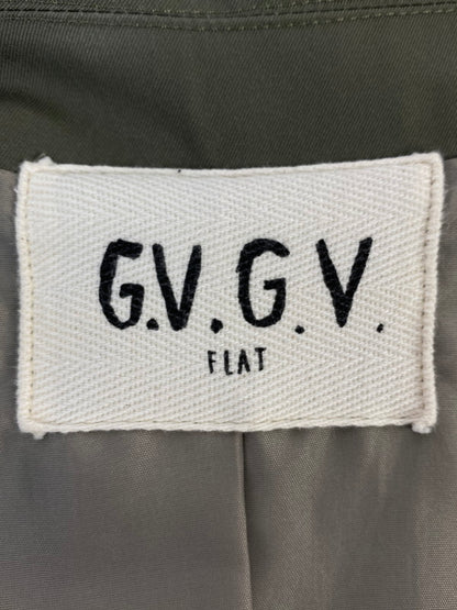 【中古品】【レディース】 G.V.G.V. ジーヴィジーヴィ SOUTIEN COLLAR COAT ステンカラーコート ライトアウター 169-230419-yn-02-min サイズ：0/S カラー：オリーブ系 万代Net店