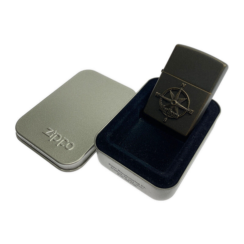 【LIFTる。景品】【中古品】【メンズ/レディース】 ZIPPO MARLBORO ADVENTURE TEAM '97 1997年製造 ジッポ マルボロ アドベンチャーチーム97 コンパスエンブレム オイルライター 喫煙具 インサイド 206-221026-kk-36-min 万代Net店