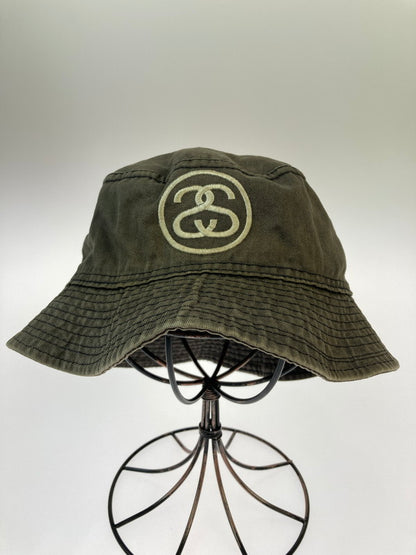 【中古品】【レディース】 STUSSY ステューシー OLD STUSSY オールド ステューシー 80S SS LINK CRUSHER HAT クラッシャーハット レディース 帽子 185-250119-em-04-min カラー：グレー系 万代Net店