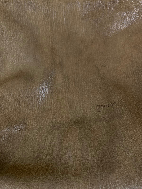 【中古品】【メンズ/レディース】 genten ゲンテン レザーショルダーバッグ 鞄 188-250111-AS-3-min カラー：ブラウン系 万代Net店