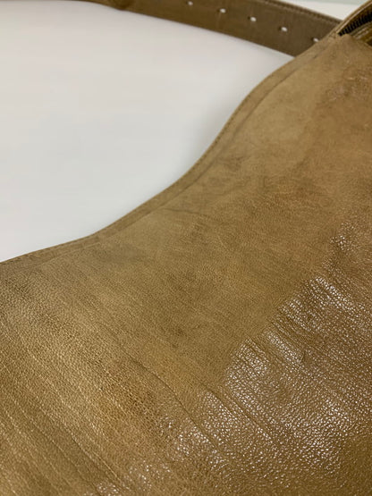 【中古品】【メンズ/レディース】 genten ゲンテン レザーショルダーバッグ 鞄 188-250111-AS-3-min カラー：ブラウン系 万代Net店