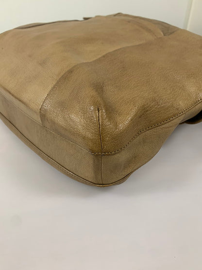 【中古品】【メンズ/レディース】 genten ゲンテン レザーショルダーバッグ 鞄 188-250111-AS-3-min カラー：ブラウン系 万代Net店