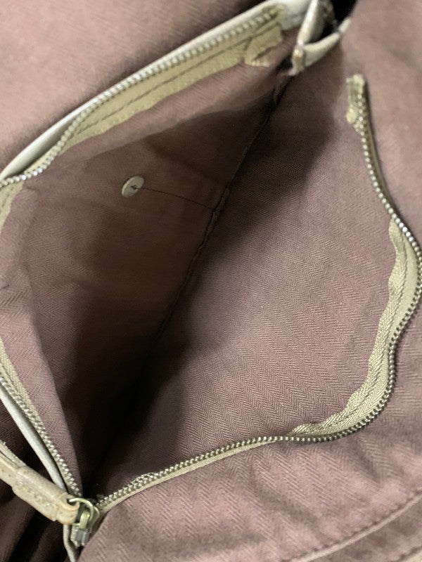 【中古品】【メンズ/レディース】 genten ゲンテン レザーショルダーバッグ 鞄 188-250111-AS-3-min カラー：ブラウン系 万代Net店