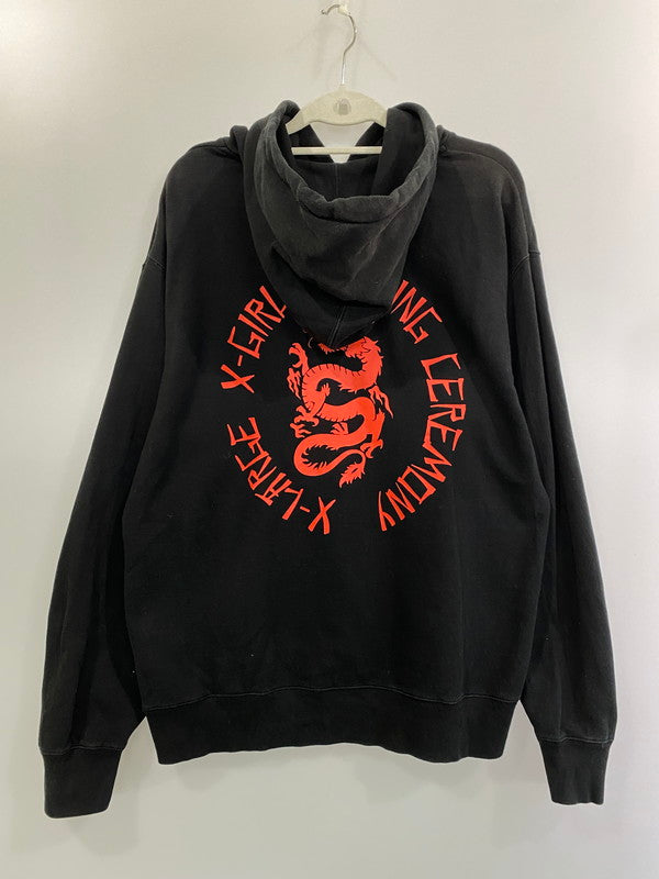 【中古品】【レディース】 X-girl エックスガール ×OPENING CEREMONY 05184224 L S HOODIE フーディ 170-241122-ks-12-min サイズ：M カラー：ブラック 万代Net店