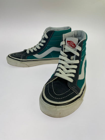 【中古品】【レディース】 VANS バンズ SK8-HI STYLE38 アナハイム工場製  スケート ハイ レディースシューズ 靴 スニーカー 166-241124-em-03-min サイズ：23.5cm カラー：グリーン 万代Net店