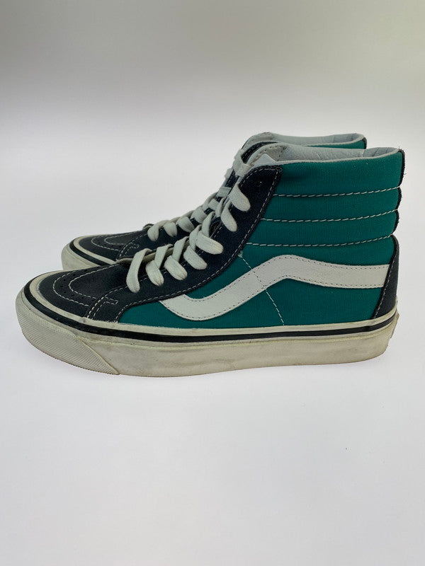 【現状渡し品】【レディース】 VANS バンズ アナハイム工場製 SK8-HI STYLE38 シューズ 靴 スニーカー 166-241124-em-03-min サイズ：23.5cm カラー：グリーン 万代Net店