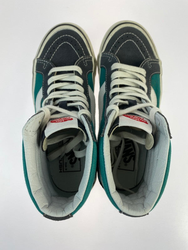 【現状渡し品】【レディース】 VANS バンズ アナハイム工場製 SK8-HI STYLE38 シューズ 靴 スニーカー 166-241124-em-03-min サイズ：23.5cm カラー：グリーン 万代Net店