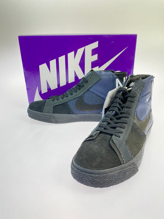 【中古美品】【メンズ】 NIKE SB ナイキ スケートボーディング ZOOM BLAZER MID PRM FD5113-400 ズーム ブレザー ミッド プレミアム スニーカー 靴 160-251209-kk-05-min カラー：MIDNIGHT NAVY/BLACK 万代Net店