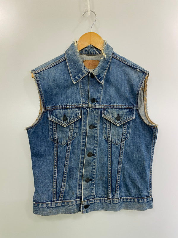 【現状渡し品】【メンズ】 Levi's リーバイス 70505 刻印2 BIG E 60-70S CUTOFF REMAKE DENIM TRUCKER JACKET リメイクデニムトラッカージャケット 146-251220-zi-11-min サイズ：不明 カラー：インディゴ 万代Net店