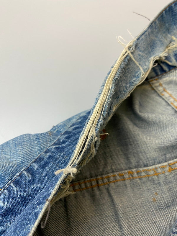 【現状渡し品】【メンズ】 Levi's リーバイス 70505 刻印2 BIG E 60-70S CUTOFF REMAKE DENIM TRUCKER JACKET リメイクデニムトラッカージャケット 146-251220-zi-11-min サイズ：不明 カラー：インディゴ 万代Net店