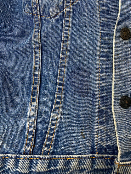 【現状渡し品】【メンズ】 Levi's リーバイス 70505 刻印2 BIG E 60-70S CUTOFF REMAKE DENIM TRUCKER JACKET リメイクデニムトラッカージャケット 146-251220-zi-11-min サイズ：不明 カラー：インディゴ 万代Net店